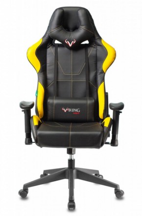 Кресло игровое Бюрократ VIKING 5 AERO YELLOW черный/желтый в Нижнекамске - nizhnekamsk.ok-mebel.com | фото 3