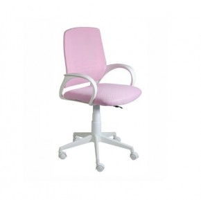 Кресло Ирис White сетка/ткань розовая в Нижнекамске - nizhnekamsk.ok-mebel.com | фото