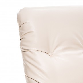 Кресло-качалка Модель 67 Венге текстура, к/з Varana cappuccino в Нижнекамске - nizhnekamsk.ok-mebel.com | фото 5