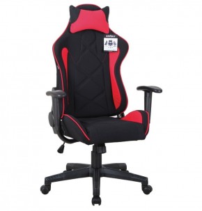 Кресло компьютерное BRABIX GT Racer GM-101 + подушка (ткань) черное/красное (531820) в Нижнекамске - nizhnekamsk.ok-mebel.com | фото