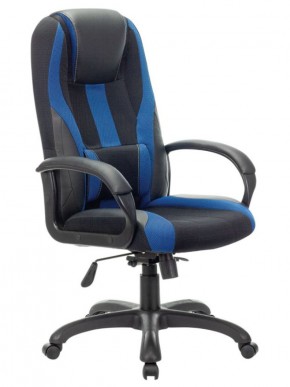 Кресло компьютерное BRABIX PREMIUM "Rapid GM-102" (экокожа/ткань, черное/синее) 532106 в Нижнекамске - nizhnekamsk.ok-mebel.com | фото
