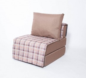Кресло-кровать бескаркасное Харви (коричневый-квадро беж) в Нижнекамске - nizhnekamsk.ok-mebel.com | фото