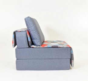 Кресло-кровать бескаркасное Харви (серый-геометрия слейт) в Нижнекамске - nizhnekamsk.ok-mebel.com | фото 2