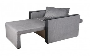 Кресло-кровать Милена с подлокотниками (серый) Велюр в Нижнекамске - nizhnekamsk.ok-mebel.com | фото 3