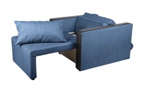 Кресло-кровать Милена с подлокотниками (синий) Велюр в Нижнекамске - nizhnekamsk.ok-mebel.com | фото 2