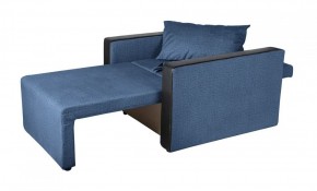Кресло-кровать Милена с подлокотниками (синий) Велюр в Нижнекамске - nizhnekamsk.ok-mebel.com | фото 3
