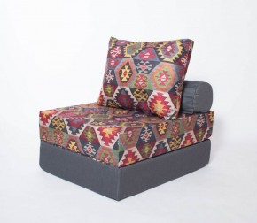 Кресло-кровать-пуф бескаркасное Прайм (мехико серый-графит) в Нижнекамске - nizhnekamsk.ok-mebel.com | фото 2