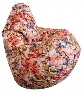 Кресло-мешок Цветы L в Нижнекамске - nizhnekamsk.ok-mebel.com | фото 1