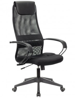 Кресло офисное BRABIX PREMIUM "Stalker EX-608 PL" (ткань-сетка/кожзам, черное) 532090 в Нижнекамске - nizhnekamsk.ok-mebel.com | фото