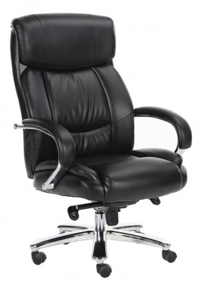 Кресло офисное BRABIX "Direct EX-580" (хром/рециклированная кожа/черное) 531824 в Нижнекамске - nizhnekamsk.ok-mebel.com | фото