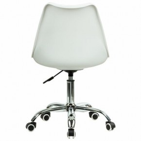 Кресло стул BRABIX "Eames MG-310 CH", хром, пластик белый, ткань серая, 532924 в Нижнекамске - nizhnekamsk.ok-mebel.com | фото 4