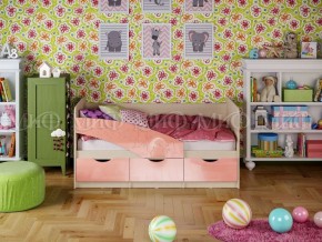 Кровать Бабочки (Розовый металлик) 1600 в Нижнекамске - nizhnekamsk.ok-mebel.com | фото
