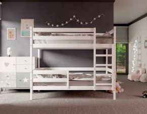 Кровать двухъярусная без крыши 80*190 Белый в Нижнекамске - nizhnekamsk.ok-mebel.com | фото 2
