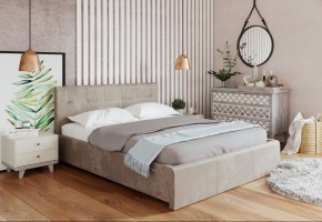 Кровать Изабелла с латами Newtone light beige 1600x2000 в Нижнекамске - nizhnekamsk.ok-mebel.com | фото 2