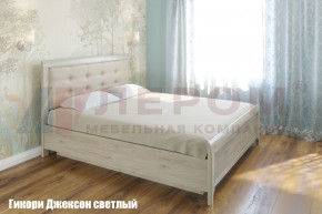 Кровать КР-1033 с мягким изголовьем в Нижнекамске - nizhnekamsk.ok-mebel.com | фото 1