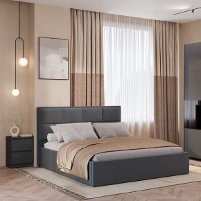 Кровать Линда КР-16 (Графит) 1600 в Нижнекамске - nizhnekamsk.ok-mebel.com | фото 2