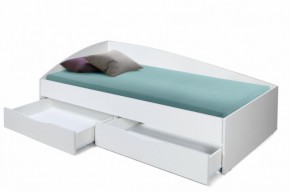 Кровать одинарная "Фея - 3" асимметричная 1900х800 (белая) в Нижнекамске - nizhnekamsk.ok-mebel.com | фото 2