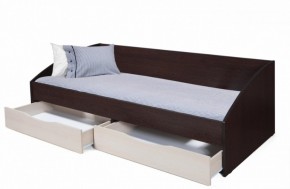 Кровать одинарная "Фея - 3" симметричная New (2000Х900) венге/вудлайн кремовый в Нижнекамске - nizhnekamsk.ok-mebel.com | фото 2
