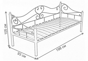 Кровать односпальная Венеция в Нижнекамске - nizhnekamsk.ok-mebel.com | фото 3