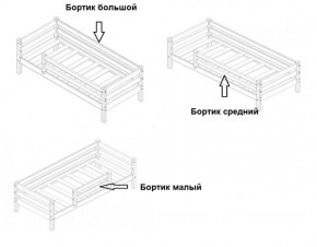 Кровать одноярусная Сонечка (800*1900) модульная в Нижнекамске - nizhnekamsk.ok-mebel.com | фото 3