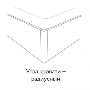 Кровать "Сандра" БЕЗ основания 1200х2000 в Нижнекамске - nizhnekamsk.ok-mebel.com | фото 3