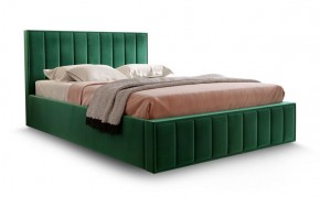 Кровать "Вена" 1600 СТАНДАРТ Вариант 1 Мора зеленый + бельевой ящик с кроватным основанием и подъемным механизмом в Нижнекамске - nizhnekamsk.ok-mebel.com | фото