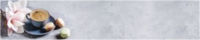 Кухонный фартук с тиснением «бетон» матовый KMB 027 (3000) в Нижнекамске - nizhnekamsk.ok-mebel.com | фото