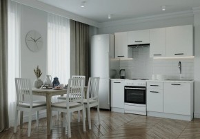 Кухонный гарнитур Белый Глянец 2000 (Стол. 38мм) в Нижнекамске - nizhnekamsk.ok-mebel.com | фото
