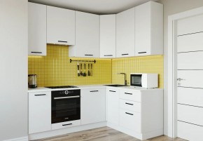 Кухонный гарнитур Белый Глянец 2200*1600 h950 (Стол. 26мм) в Нижнекамске - nizhnekamsk.ok-mebel.com | фото
