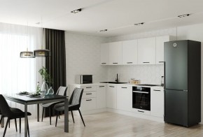 Кухонный гарнитур Белый Глянец 2600*1600 (Стол. 26мм) в Нижнекамске - nizhnekamsk.ok-mebel.com | фото