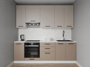 Кухонный гарнитур Каппучино 2400 h950 (Стол. 26мм) в Нижнекамске - nizhnekamsk.ok-mebel.com | фото