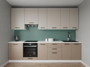 Кухонный гарнитур Каппучино 3000 h950 (Стол. 26мм) в Нижнекамске - nizhnekamsk.ok-mebel.com | фото