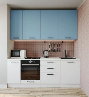 Кухонный гарнитур Капри 2200 h950 (Стол. 26мм) в Нижнекамске - nizhnekamsk.ok-mebel.com | фото