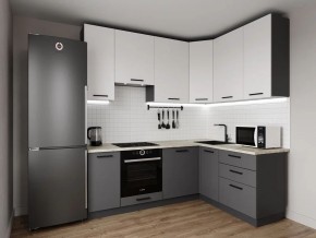 Кухонный гарнитур Меренга 2200*1600 h950 (Стол. 26мм) в Нижнекамске - nizhnekamsk.ok-mebel.com | фото