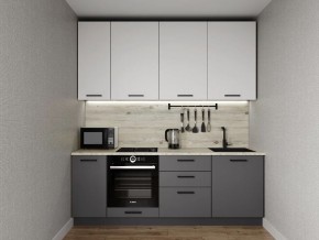 Кухонный гарнитур Меренга 2200 h950 (Стол. 26мм) в Нижнекамске - nizhnekamsk.ok-mebel.com | фото
