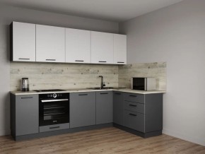 Кухонный гарнитур Меренга 2600*1600 (Стол. 38мм) в Нижнекамске - nizhnekamsk.ok-mebel.com | фото
