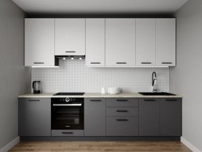 Кухонный гарнитур Меренга 3000 h950 (Стол. 38мм) в Нижнекамске - nizhnekamsk.ok-mebel.com | фото