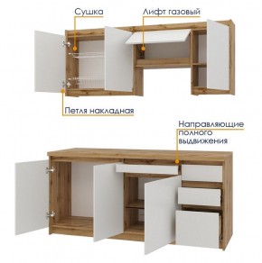 Кухонный гарнитур Ольвия-6 (1.8м) в Нижнекамске - nizhnekamsk.ok-mebel.com | фото 3