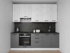 Кухонный гарнитур Санторини 2400 h950 (Стол. 38мм) в Нижнекамске - nizhnekamsk.ok-mebel.com | фото
