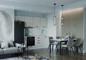 Кухонный гарнитур Шампань 2550 (Стол. 38мм) в Нижнекамске - nizhnekamsk.ok-mebel.com | фото