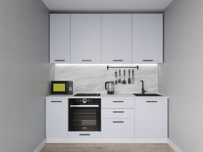 Кухонный гарнитур Смоки 2200 h950 (Стол. 38 мм) в Нижнекамске - nizhnekamsk.ok-mebel.com | фото