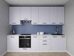 Кухонный гарнитур Смоки 2400 h950 (Стол. 38 мм) в Нижнекамске - nizhnekamsk.ok-mebel.com | фото