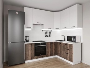 Кухонный гарнитур Старое Дерево 2200*1600 h950 (Стол. 38мм) в Нижнекамске - nizhnekamsk.ok-mebel.com | фото