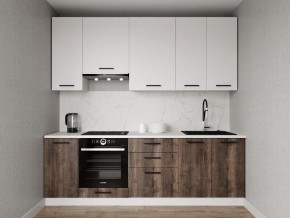 Кухонный гарнитур Старое Дерево 2400 h950 (Стол. 26мм) в Нижнекамске - nizhnekamsk.ok-mebel.com | фото