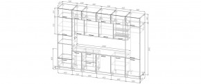 Кухонный гарнитур Старое Дерево 3400 (Стол. 38мм) в Нижнекамске - nizhnekamsk.ok-mebel.com | фото 2