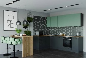 Кухонный гарнитур угловой Изумруд 2600х1600 (Стол. 26мм) в Нижнекамске - nizhnekamsk.ok-mebel.com | фото