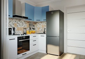 Кухонный гарнитур угловой Капри 2200х1000 (Стол. 38мм) в Нижнекамске - nizhnekamsk.ok-mebel.com | фото