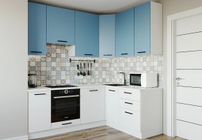 Кухонный гарнитур угловой Капри 2200х1600 h950 (Стол. 26мм) в Нижнекамске - nizhnekamsk.ok-mebel.com | фото