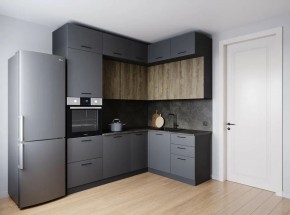 Кухонный гарнитур Умбра 2200*1700 (Стол. 38мм) в Нижнекамске - nizhnekamsk.ok-mebel.com | фото
