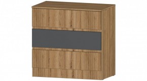 ЛЕНОРА Комод 3 ящика (графит) в Нижнекамске - nizhnekamsk.ok-mebel.com | фото